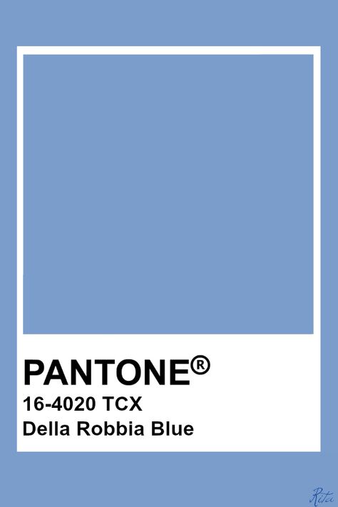 Pantone Della Robbia Blue Pantone Blue Shades Colour Palettes, Blue Colour Swatch, Pantone Colors Blue, Pantone Tcx, Blue Pantone, Pantone Color Chart, Pantone Swatches, Color Knowledge, Della Robbia