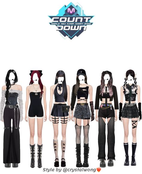 6 members group outfit ideas | #kpop #kpopdebut Outfit Ideas Kpop, Group Outfit Ideas, Kpop Performance, Kpop Outfit Ideas, Concert Clothes, Women Necktie, Scripting Ideas, Simple Casual Outfits, Kpop Fits