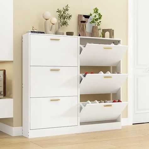 Amazon.com: Small Apartment Furniture Hidden Shoe Storage, Narrow Shoe Storage, Storage For Entryway, Hallway Organization, Small Apartment Furniture, Slim Shoe Cabinet, Shoe Cabinet Entryway, Narrow Storage Cabinet, Entryway Shoe Storage