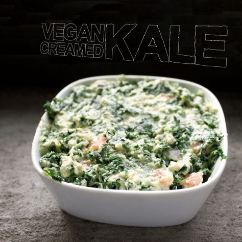 What’s next? VEGAN CREAMED KALE {Cashew Cream Sauce}: •2c raw cashews •1c unsweetened almond or soy milk •2T + 1 tsp nutritional yeast flakes (add a little more for a cheesier cream) •¼ tsp ground nutmeg •¾ tsp salt •½ tsp ground black pepper •1 clove garlic-minced •10g shallots-minced •a squeeze of lemon juice {Creamed Kale Recipe}: •1c Cashew Cream Sauce •5–6c kale, de-ribbed & chopped •½T vegan butter •15g shallots-diced •1 oz or so unsweetened almond milk •30g tomatoes-diced •s & p to taste Thanksgiving Advent Calendar, Cream Kale, Dr Fuhrman Recipes, Nutritarian Diet, Dr Fuhrman, Creamed Kale, Kale Recipes, Vegan Sides, Cashew Cream