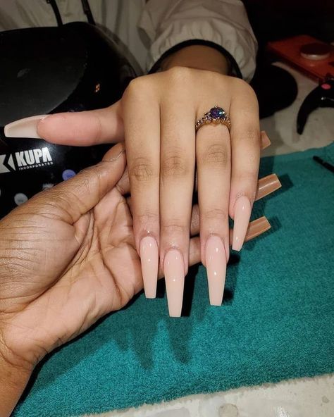 Long Acrylic Nails Coffin, Coffin Nails Long, Square Acrylic Nails, Luxury Nails, Coffin Nails Designs, Fire Nails, Nails Toes, Dream Nails, Acrylic Nails Coffin