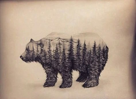 Wolf On Mountain, Bear Black And White, Bear Tattoo Ideas, Pirate Ship Tattoos, Atlas Tattoo, Bear Tattoo Designs, Mountain Tattoo Design, Black And White Tattoo, Hiking Tattoo