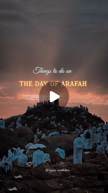 Quran Hadith & Knowledge | Things to do on the day of Arafah ✨️
Follow @islamic_knowledge100 
.
.
.
.
.
.
.
.
.
.
.
.
#islamicquotesandpictures #reminders... | Instagram The Day Of Arafah, Day Of Arafah, Dance Video Song, Sand Pictures, Quran Hadith, Dance Video, Dance Videos, Islamic Quotes, Quran