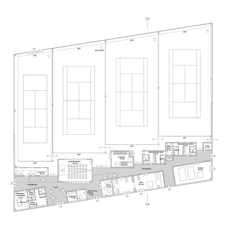 Gallery of Södra Tennis Hal / Deve Architects - 1 Triangular Architecture, Tennis Court Design, Tennis Ball Machine, Indoor Tennis, Architecture Portfolio Layout, Tennis Center, Tennis Tips, Sport Court, Tennis Elbow