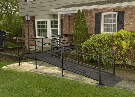 Wheelchair Ramp Diy, Wheelchair Ramps For Home, Ada Ramp, Wheelchair Ramp Design, Scooter Ramps, Portable Wheelchair Ramp, Aluminum Ramp, Ramp Design, Stair Lifts