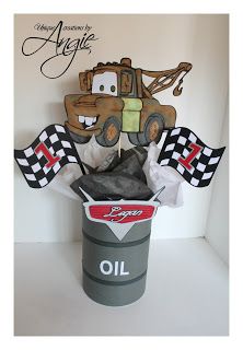 Disney Cars Centerpieces, Cars Centerpieces, Disney Cars Birthday Party Ideas, Car Centerpieces, Cars Birthday Party Ideas, Disney Cars Birthday Party, Disney Cars Theme, Pixar Cars Birthday, Cars Birthday Party