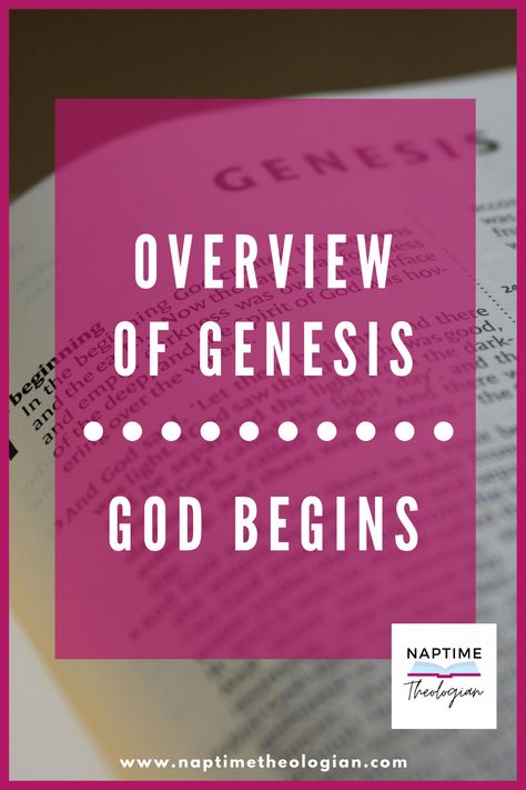 Overview of Genesis | Book by Book | Naptime Theologian Book Of Genesis Overview, Genesis Overview, Genesis Book, Isaiah 46, Book Of The Bible, Book Of Matthew, The Falling Man, Christian Motherhood, Book Of Genesis