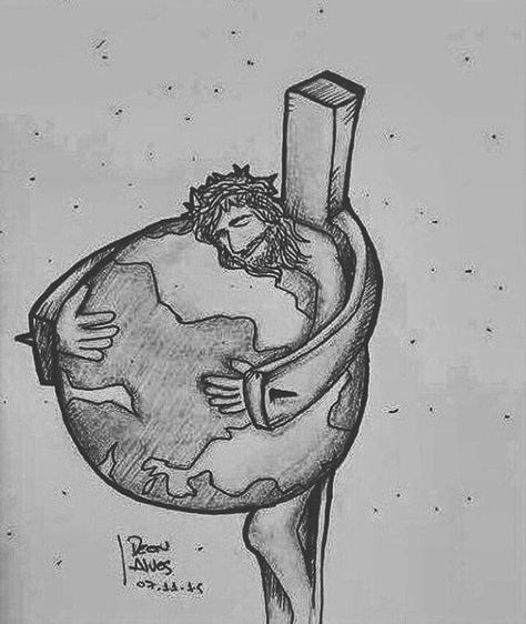 Drawing Ideas Christian, Drawing Bible, Jesus Art Drawing, Simple Drawing Ideas, Christian Drawings, Line Tattoo Ideas, Bible Drawing, Jesus Drawings, Doing Better