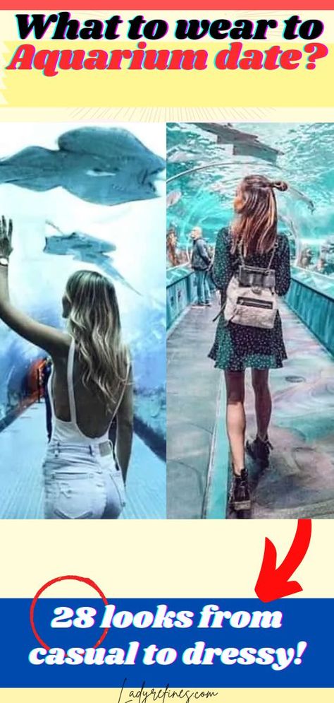 Outfits For Aquarium Date, What To Wear To An Aquarium, Outfits For The Aquarium, Aquarium Outfit Ideas Aesthetic, Aquarium Outfit Ideas Summer, Aquarium Date Outfit Ideas, Aquarium Outfit Ideas Winter, Cute Aquarium Outfit, Aquarium Date Outfit