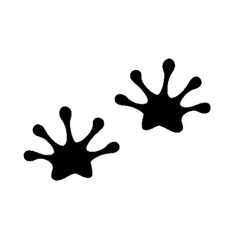 Lizard footprints free icon Gecko Footprint, Gecko Template Free Printable, Lizard Template, Gecko Outline Tattoo, Cheetah Face Paint, Gecko Stencil, Lizard Logo, Gecko Silhouette, Gecko Art