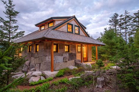 Winkelman Architecture, Camp Architecture, Rangeley Maine, Timber Frame Houses, Lake Houses Exterior, Houses Exterior, Column Base, Ranch Exterior, Residential Architect