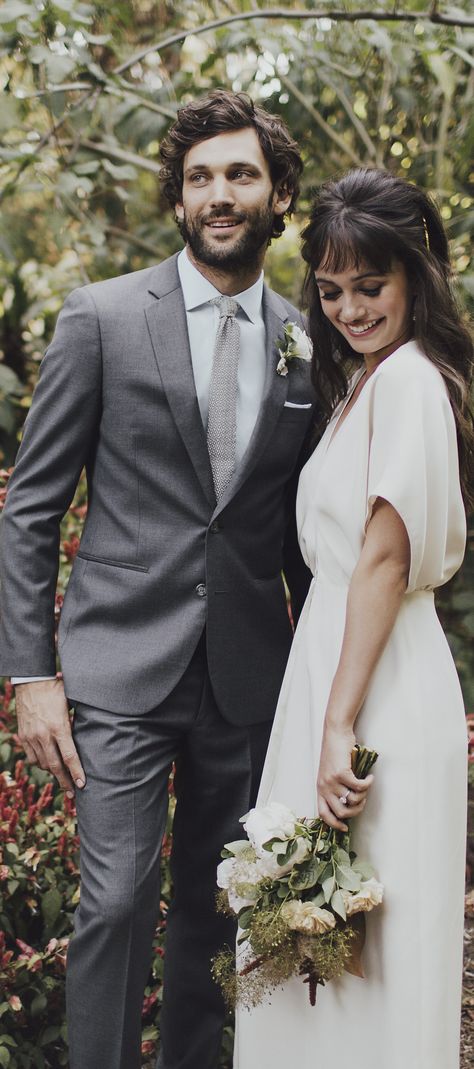 Grey Suit groom's look by @theblacksuit #theblacktux #theblacktuxwedding Groom Suit Grey, Unique Wedding Gowns, Easy Wedding Planning, Bridal Gowns Mermaid, Black Tux, Groom Looks, Gray Suit, Wedding Preparation, Groom Suit