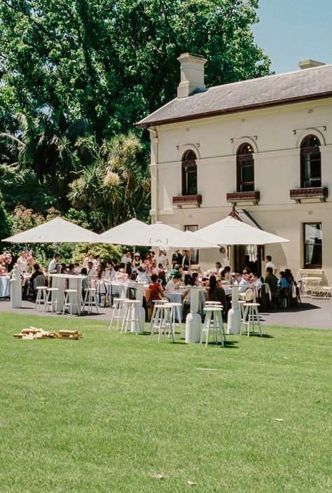 Stunning outdoor wedding reception at Melbourne's Gardens House for Valeri & Harou. We are excitedly now offering Styling & Planning across Queensland! Contact us through the link to learn about how we can create your perfect wedding day. Seating Chart Stand, Wedding Gardens, Melbourne Garden, Reception Styling, Rustic Wedding Reception, Botanical Gardens Wedding, Cake Knife, Outdoor Wedding Reception, Gold Cake