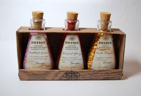 Witchy Packaging, Alchemy Packaging, Fantasy Packaging, Snack Packaging, Gravity Fall, Bundle Package, Cosmetic Packaging Design, Glass Packaging, Night Book