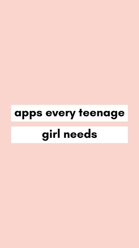 Discover my favorite personal development + health apps that I definitely believe every teenage girl needs! ✨ Apps For Teen Girls Iphone, Cute Apps Every Girl Needs, Apps Every Girl Should Have, Apps For Girls Must Have, It Girl Apps, Apps That Every Girl Should Have, Apps Teen Girls Need, Apps Every Teenage Girl Needs, That Girl Apps