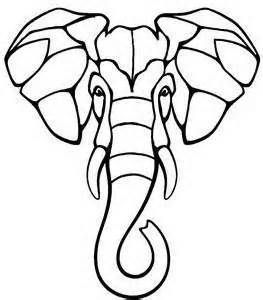 Elephant Template, Elephant Outline, Zentangle Animals, Animal Outline, Animal Templates, Stained Glass Patterns Free, Elephant Drawing, زجاج ملون, Elephant Painting