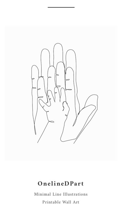 Minimalist Family Drawing, One Line Art Family Of 3, Family Of Three Illustration, Line Art Family Of Three, Three Hands Holding Tattoo, Family Line Tattoo, Family Of 3 Drawing, Family Of Three Aesthetic, Little Family Aesthetic