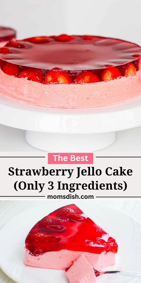 Jello Baking Recipes, Cake With Jello, Jello Cake Recipe, Strawberry Jello Dessert, Strawberry Jello Cake, Jello Cake Recipes, Jello Dessert, Strawberry Things, Coffee Cake Recipes Easy