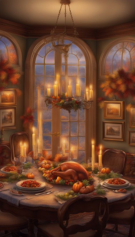 Thanksgiving Scenes Pictures, Thanksgiving Ambience, Thanksgiving Aesthetic Family, Cozy Thanksgiving Aesthetic, Thanksgiving Pictures Image, Vintage Thanksgiving Images, Thanksgiving Artwork, Thanksgiving Ads, Thanksgiving Graphics