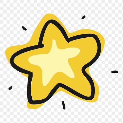 Sticker Transparent Background, Cartoon Stars, Star Cartoon, Star Png, Cartoon Star, Cute Png, Sticker Transparent, Star Stickers, Aesthetic Stickers