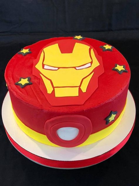 Iron Man Cake Ideas, Man Cake Ideas, Ironman Birthday, Drip Cake Tutorial, Iron Man Cake, Ironman Cake, Iron Man Birthday, Pull Apart Cupcake Cake, Marvel Cake