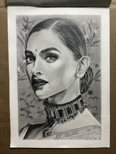 Deepika Padukone Sketch, Kalamkari Painting, Mandala Art Therapy, Book Art Drawings, Hand Painting Art, Hand Painting, Eye Art, Deepika Padukone, Jewellery Design