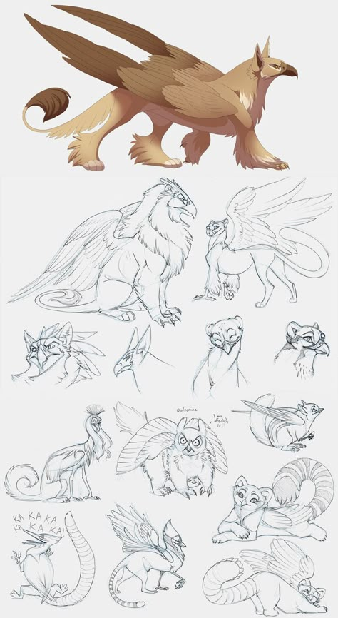 Mythical Animal, Creature Drawings, Fantasy Creatures Art, Mythical Creatures Art, Mythological Creatures, Animal Sketches, Creature Concept Art, 판타지 아트, Creature Concept