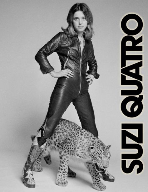 1950 Suzi Quatro, Detroit Michigan US #SuziQuatro #DetroitMichigan (L3305) Female Rock Stars, Suzi Quatro, Female Role Models, Women Of Rock, Female Musicians, Joan Jett, Jazz Band, Women In Music, Stevie Nicks