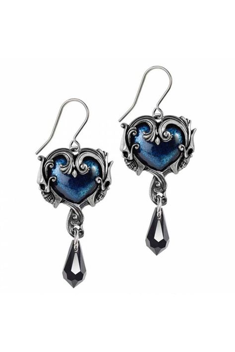 Gothic Prom Dress, Baroque Frame, Pewter Earrings, Alchemy Gothic, Gothic Shop, Baroque Frames, Prom Earrings, Gothic Earrings, The Gothic