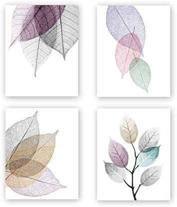 Picture Minimalist, Modern Art Pictures, Leaf Art Diy, Leaf Print Art, Leaves Texture, Plant Artwork, Leaf Veins, Leaf Skeleton, Art Painting Abstract