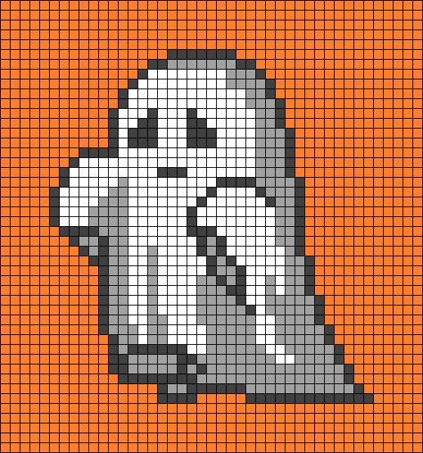 Pixel Bead Art Pattern, Grid Pattern Design Crochet, Cross Stitch Graph Patterns, Crochet Tapestries Pattern, Alpha Patterns Crochet Halloween, Speak Now Alpha Pattern, Ghost Face Alpha Pattern, Halloween Crochet Tapestry Pattern, Crochet Graphs Patterns