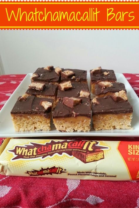 Treats With Caramel, Whatchamacallit Bars, Rice Krispie Bars, Peanut Butter Rice Krispies, Candy Bar Recipe, How To Melt Caramel, Peanut Butter Marshmallow, Bakery Items, Rice Krispies Treats