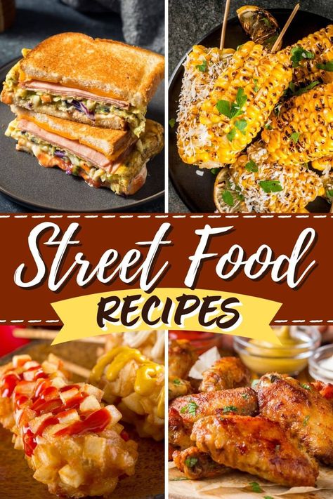 Carnival Eats Recipes, Foodtrucks Ideas, Street Food Recipes, State Fair Food, Food Truck Menu, Recipes To Make At Home, Best Food Trucks, Carnival Food, Usa Food