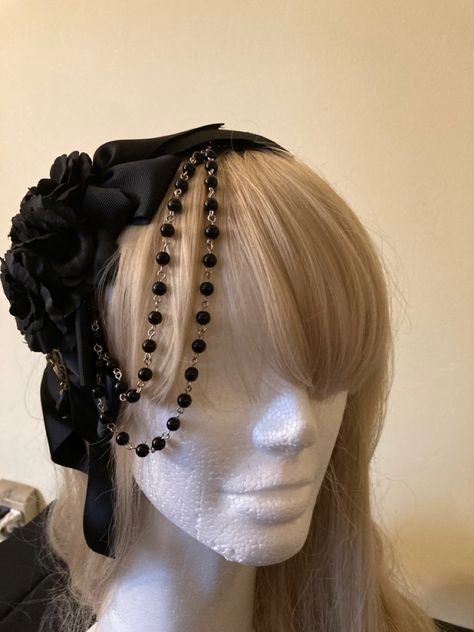 Vkei Hair Accessories, Vampire Hair Accessories, Shoujo Life, Goth Princess, Christian Woman, Yeah Yeah, Cute Diys, J Fashion, Head Band