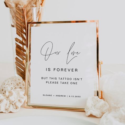 $11.25 | HARLOW Temporary Tattoo Table Wedding Sign #harlow, our love is forever sign, temporary tattoo sign, wedding tattoo sign, tattoo station, tattoo table, fake tattoo sign, wedding tattoo, bridal shower tattoo Bathroom Pedestal, Tattoo Table, Mens Bathroom, Bathroom Basket, Wedding Bible, Wedding Favours Sign, Video Booth, Bathroom Baskets, Sparkler Send Off