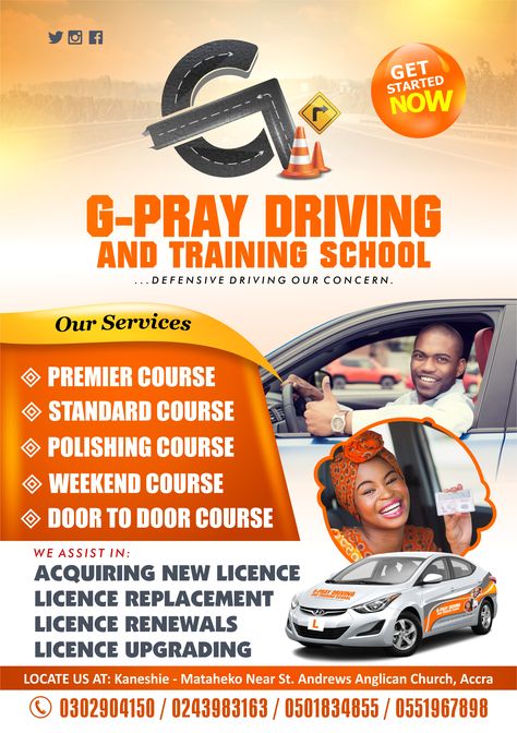 Driving School Flyer Driving School Poster, Ramadan Offer, Drive App, School Flyer, Mubarak Images, Church Poster Design, Graphic Design Flyer, Church Poster, Drifting Cars