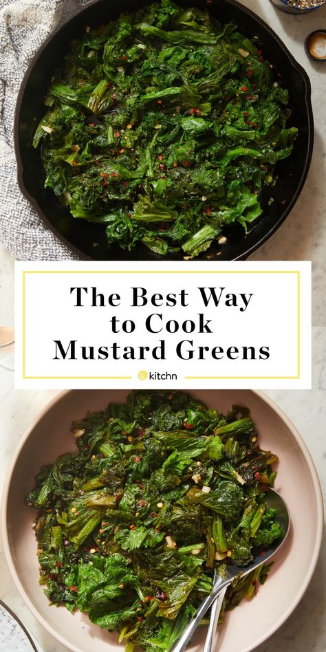 Easy Mustard Greens Recipe, Green Mustard Recipe, Kale And Mustard Greens Recipe, How To Cook Mustard Greens Recipes, Best Greens Recipe, Vegan Greens Recipe, Mustard Greens Recipe Healthy, Mustard Greens Recipe Vegan, Cooked Greens Recipes