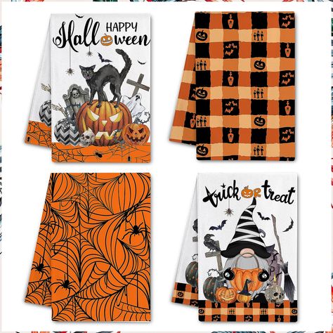 Pinata Halloween Kitchen Towels Sets of 4,Halloween Hand Towels for Bathroom,Cat Halloween Kitchen Towels,Pumpkin Halloween Kitchen Decor,Holiday Tea Hand Towels,Gifts for Halloween Pinata Halloween, Bathroom Halloween, Halloween Pinata, Hand Towels For Bathroom, Holiday Hand Towels, Halloween Kitchen Decor, Gifts For Halloween, Halloween Kitchen Towels, Halloween Dishes