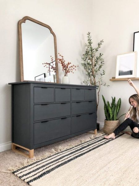 The Ikea Hemnes is not as plain as some of the other Ikea furniture, but that just means it starts off with a good design ... Read more Ikea Hemnes Hack, Ikea Hemnes Dresser, Hacks Ikea, Ikea Dresser, Easy Ikea Hack, Ikea Hack Ideas, Ikea Furniture Hacks, Ikea Hemnes, Best Ikea