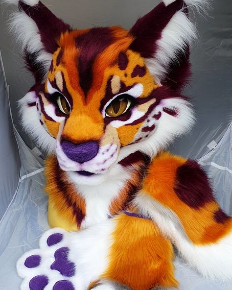 Fursuit Partial, Cat Fursuit, Fursuit Ideas, Fursuit Tutorial, Fur Suits, Fursuit Head, Cat Mask, Cosplay Diy, Cool Costumes