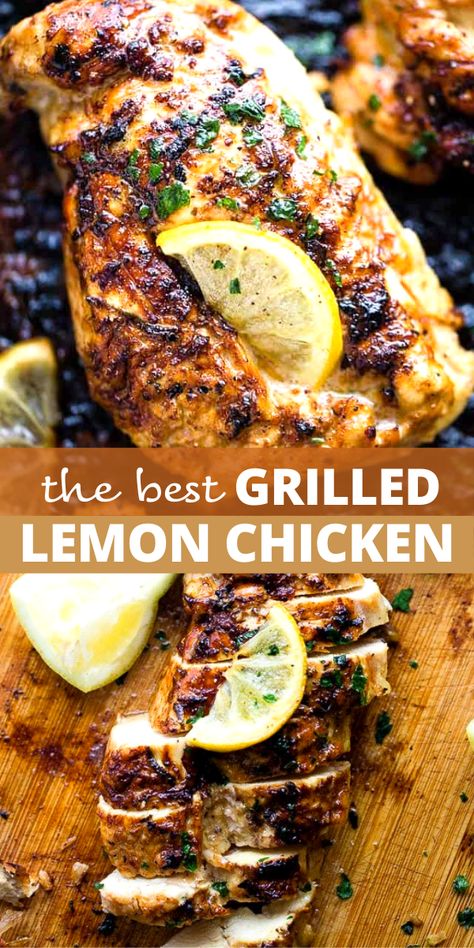 Gut Health Chicken Recipe, Best Lemon Chicken Recipe, Lemon Chicken Marinade For The Grill, Grilled Chicken Recipes In Oven, Grilled Chicken In The Oven, Grilled Chicken In Oven, Marinated Grilled Chicken Recipes, Lemon Marinated Chicken, Grilled Lemon Chicken Recipes