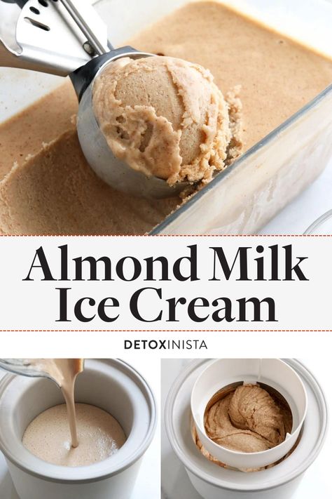 Almond Milk Protein Ice Cream, Dairy Free Frozen Custard, Sugar Free Almond Milk Ice Cream Recipe, How To Make Ice Cream With Almond Milk, Almond Milk Ice Cream Recipe No Churn, Chocolate Almond Milk Ice Cream, Dairy Free Ice Cream Recipe Machine, Non Dairy Ice Cream Recipe Machine, Almond Milk Ice Cream Recipe Machine