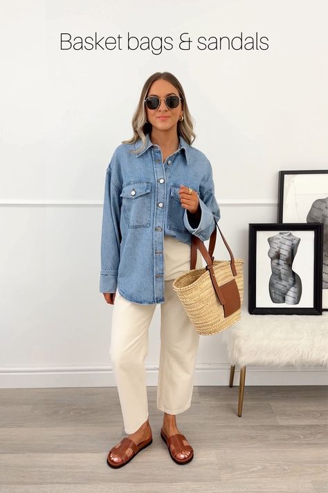 Demin Shirt Outfit, Oversized Denim Shirt Outfit, Linen Shirt Outfit, Denim Shirt Outfit, Denim Overshirt, Casual Denim Shirt, Oversized Denim Shirt, Career Outfits, Hello Fashion