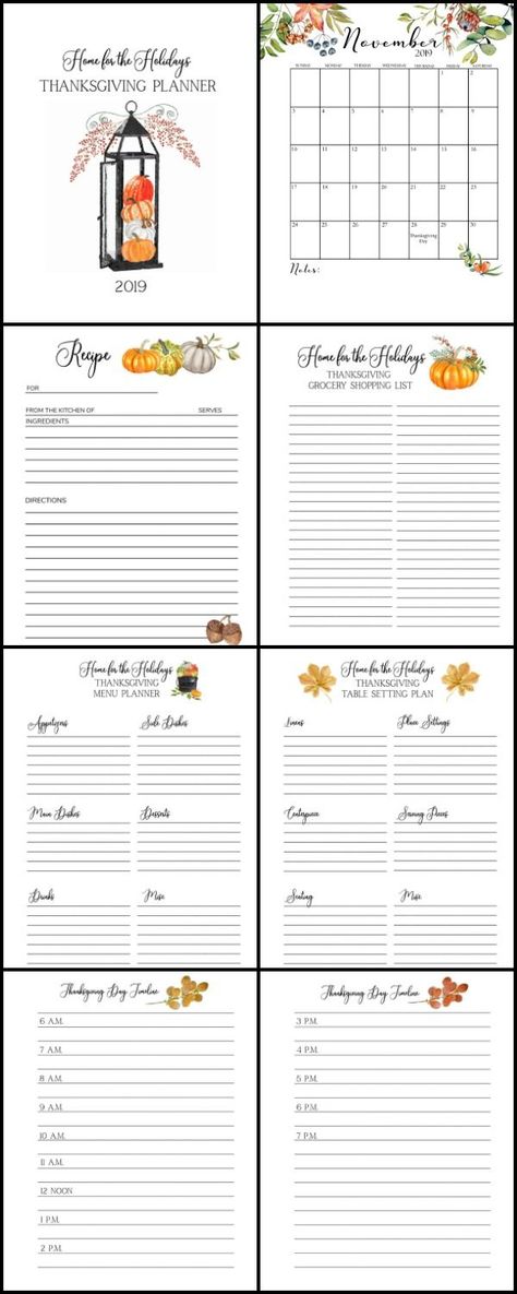 Free Bible Verse Printables, Thanksgiving Day Activities, Free Journal Printables, Free Inspirational Printables, Fall Planter Ideas, Christmas Printables Free, Fall Alphabet, Homemade Planner, Thanksgiving Meal Plan