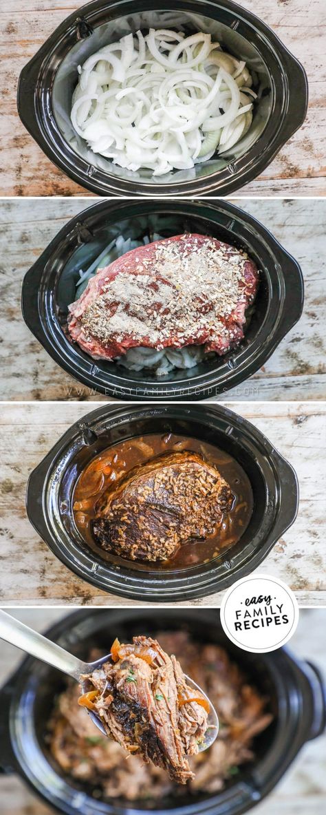 Sirloin Tip Roast Oven Slow Cooker, Slow Cooker Sirloin Tip Roast, Crockpot Sirloin Tip Roast, Roast With Au Jus, Crockpot Treats, Crock Pot Thai, Crockpot Thai, Sirloin Roast Recipes, Pork Sirloin Tip Roast