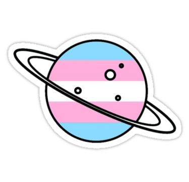 Trans Planet Sticker Trans Pride Flag, Trans Art, Trans Boys, Trans Flag, Catty Noir, Pride Stickers, Lgbt Love, Lgbt Art, Trans Pride