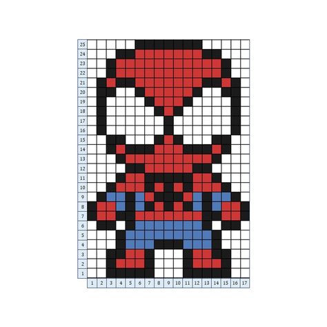 You can make it on 30x30 grid. Pixel Art 30x30 Grid, 30x30 Pixel Art, Number Grid, Crochet Grid, Grid Patterns, Joker Face, Graph Crochet, Pixel Crochet, Pixel Art Grid