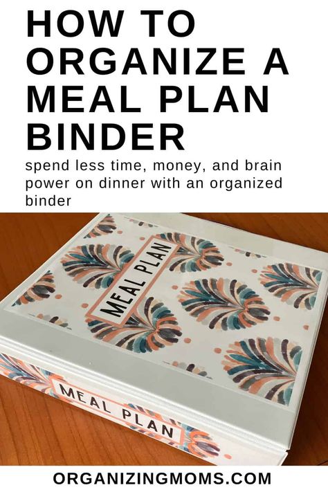 Organize Meals For The Week, Meal Prep Organization Menu Planning, Meal Planning Organization Ideas, Meal Planning Binder Ideas, Meal Planner Binder, Meal Organization Ideas Menu Planning, Meal Planning Hacks, Index Card Meal Planning, Meal Prep Binder