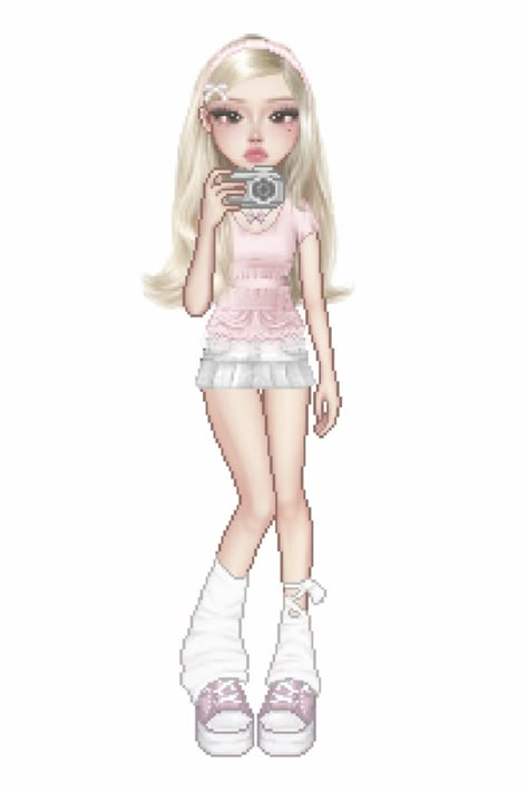 Everskies Fits, Bratz Inspired Outfits, Fashion Gal, Cute Games, Virtual Fashion, Cute Art Styles, Girly Fashion, Cute Fits, الرسومات اللطيفة