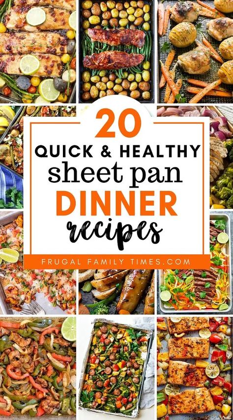 Healthy Sheet Pan Dinners, Sheet Pan Dinners Healthy, Pan Dinner Recipes, Healthy Sheet Pan, Exterior Flooring, Ceiling Door, Quick Easy Healthy Meals, Easy Sheet Pan Dinners, Sheet Pan Dinners Recipes